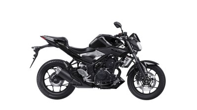 Yamaha MT-03 black side unveiled at EICMA 2015