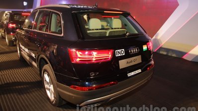 2016 Audi Q7 rear quarter launched in India
