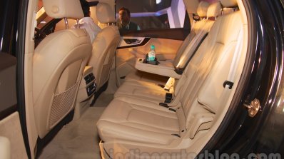2016 Audi Q7 rear seat launched in India