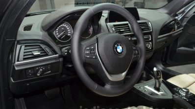 2016 BMW 1 Series cockpit at 2015 Frankfurt Motor Show