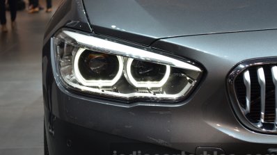 2016 BMW 1 Series headlights at 2015 Frankfurt Motor Show