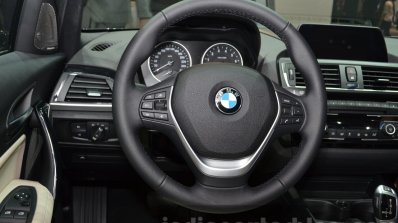 2016 BMW 1 Series steering at 2015 Frankfurt Motor Show