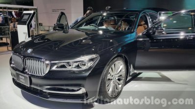 2016 BMW 7 Series front three quarter right at 2015 Thai Motor Expo