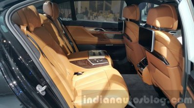 2016 BMW 7 Series rear seat at 2015 Thai Motor Expo