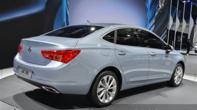 2016 Buick Verano rear three quarters right at the 2015 Shanghai Auto Show