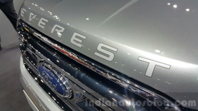 Ford Endeavour bonnet sticker at 2016 Thailand Motor Expo
