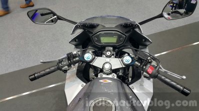 2016 Honda CBR500R handlebars at the 2015 Thailand Motor Expo