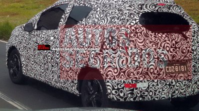 2016 Honda Fit Twist (Jazz Cross) rear three quarter close spotted testing