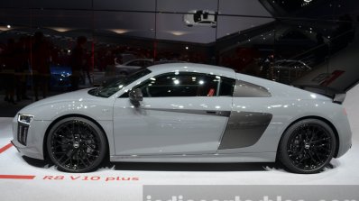 2016 R8 V10 Plus side at 2015 Frankfurt Motor Show
