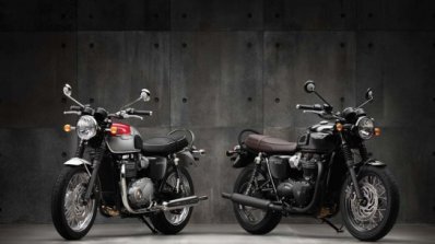 2016 Triumph Bonneville T120 and T120 black