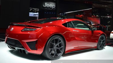 Acura NSX rear three quarters at 2015 Shanghai Auto Show