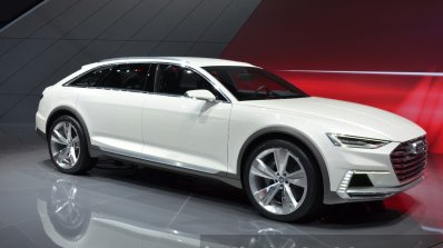 Audi Prologue Allroad Concept front three quarters right at 2015 Shanghai Auto Show