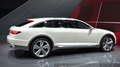 Audi Prologue Allroad Concept rear three quarters far at 2015 Shanghai Auto Show