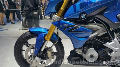 BMW G310R fuel tank extension at 2015 Thailand Motor Expo