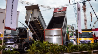 BharatBenz tippers at EXCON 2015