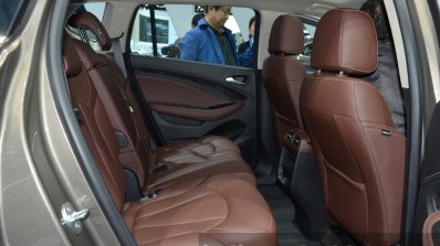 Buick Envision rear seats at the 2015 Shanghai Auto Show