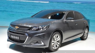 Chevrolet Malibu front three quarters at 2015 Shanghai Auto Show