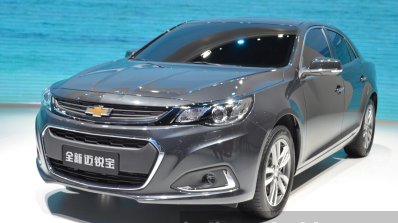 Chevrolet Malibu front three quarters close  at 2015 Shanghai Auto Show