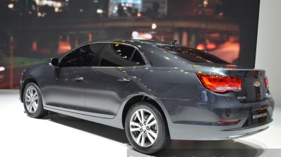 Chevrolet Malibu rear three quarters at 2015 Shanghai Auto Show