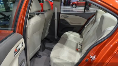 Chevrolet Sail 3 rear seats at 2015 Shanghai Auto Show