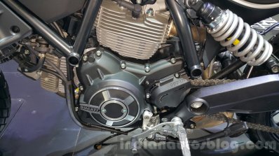 Ducati Scrambler Sixty2 air-cooled engine at 2015 Thailand Motor Expo