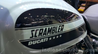 Ducati Scrambler Sixty2 fuel tank at 2015 Thailand Motor Expo