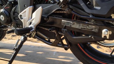 Honda CB Hornet 160R orange with stickering centre stand launched