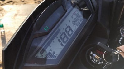 Honda CB Hornet 160R orange with stickering fully digital meter launched