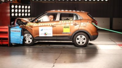 Hyundai Creta Latin NCAP crash test side view