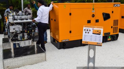JCB G63QI diesel generator at EXCON 2015