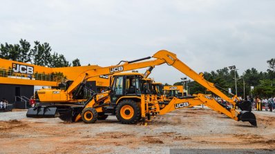 JCB JS205 excavator at EXCON 2015