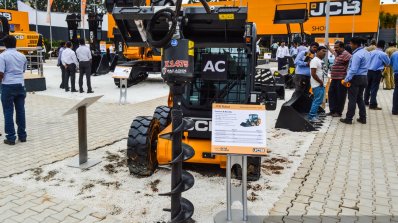 JCB Robot 155 front at EXCON 2015