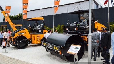 JCB VM115 road roller at EXCON 2015