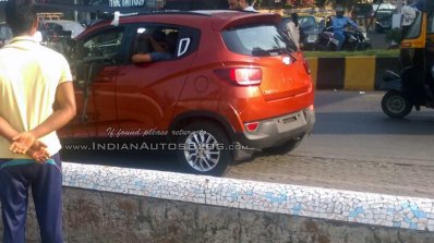 Mahindra XUV100 Mahindra S101 undisguised
