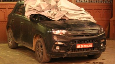 Maruti YBA Maruti Vitara Brezza front quarter spied