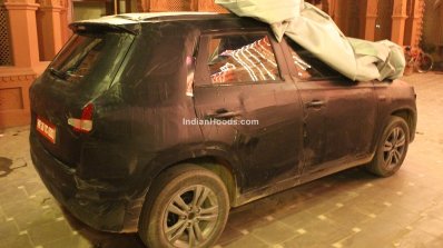 Maruti YBA Maruti Vitara Brezza rear quarter spied