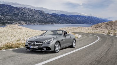 Mercedes-Benz-SLC-front-three-quarters-silver