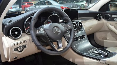 Mercedes C200 L 4Matic Sport driver side at 2015 Shanghai Auto Show
