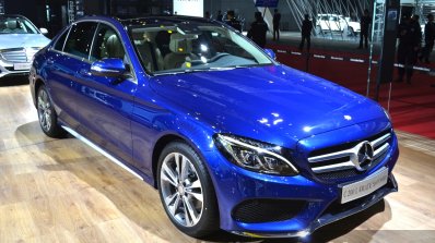 Mercedes C200 L 4Matic Sport front three quarters at 2015 Shanghai Auto Show