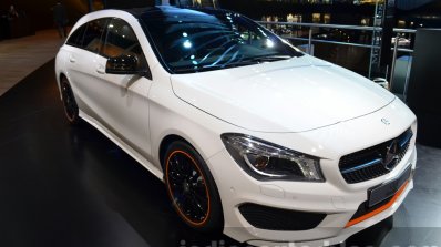 Mercedes CLA Shooting Brake front three quarters 1 at 2015 Frankfurt Motor Show