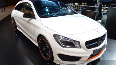 Mercedes CLA Shooting Brake front three quarters at 2015 Frankfurt Motor Show