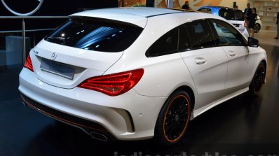 Mercedes CLA Shooting Brake rear three quarters at 2015 Frankfurt Motor Show