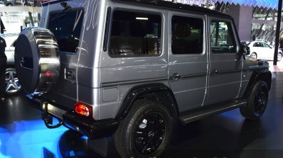 Mercedes G500 Rock Edition rear three quarters at 2015 Shanghai Auto Show