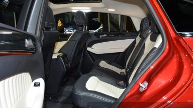 Mercedes GLE 450 AMG Coupe rear seats at 2015 Shanghai Auto Show.JPG