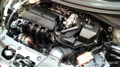 Production-spec Honda BR-V engine bay snapped