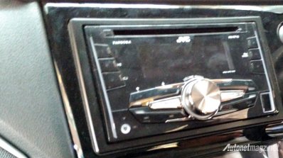 Production-spec Honda BR-V music system snapped