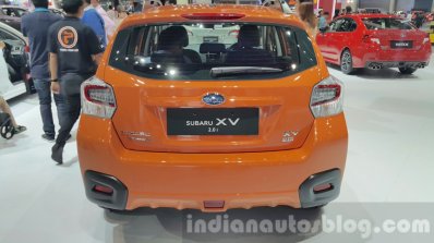 Subaru XV rear at the 2015 Thailand Motor Expo