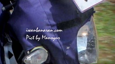 TVS Apache 200 mono halogen headlamp spied up-close in Indonesia