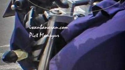 TVS Apache 200 tube handlebar spied up-close in Indonesia