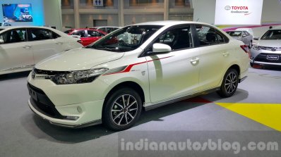 Toyota Vios alloy wheels at the 2015 Thailand Motor Expo